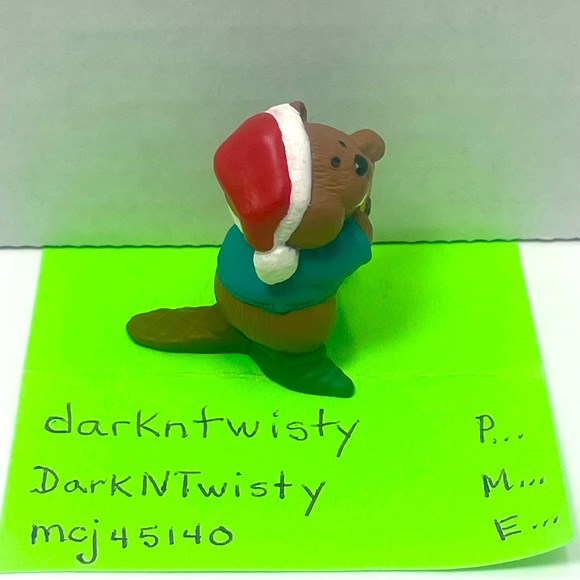 BNWT Vintage 1995 Hallmark Merry Miniature Toyshop Beaver - Picture 3 of 15